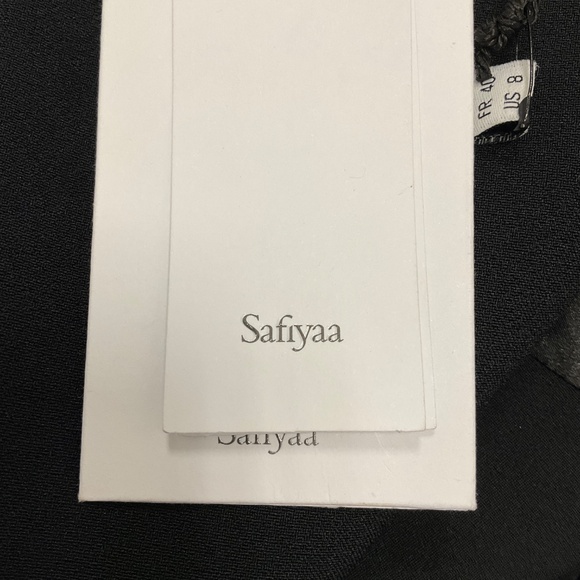 SAFIYAA BLACK / SILVER / GOLD RENA MINI DRESS - Picture 5 of 6